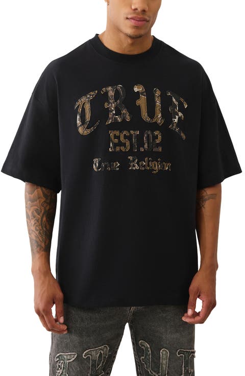 Piqué Camouflage Logo T-Shirt