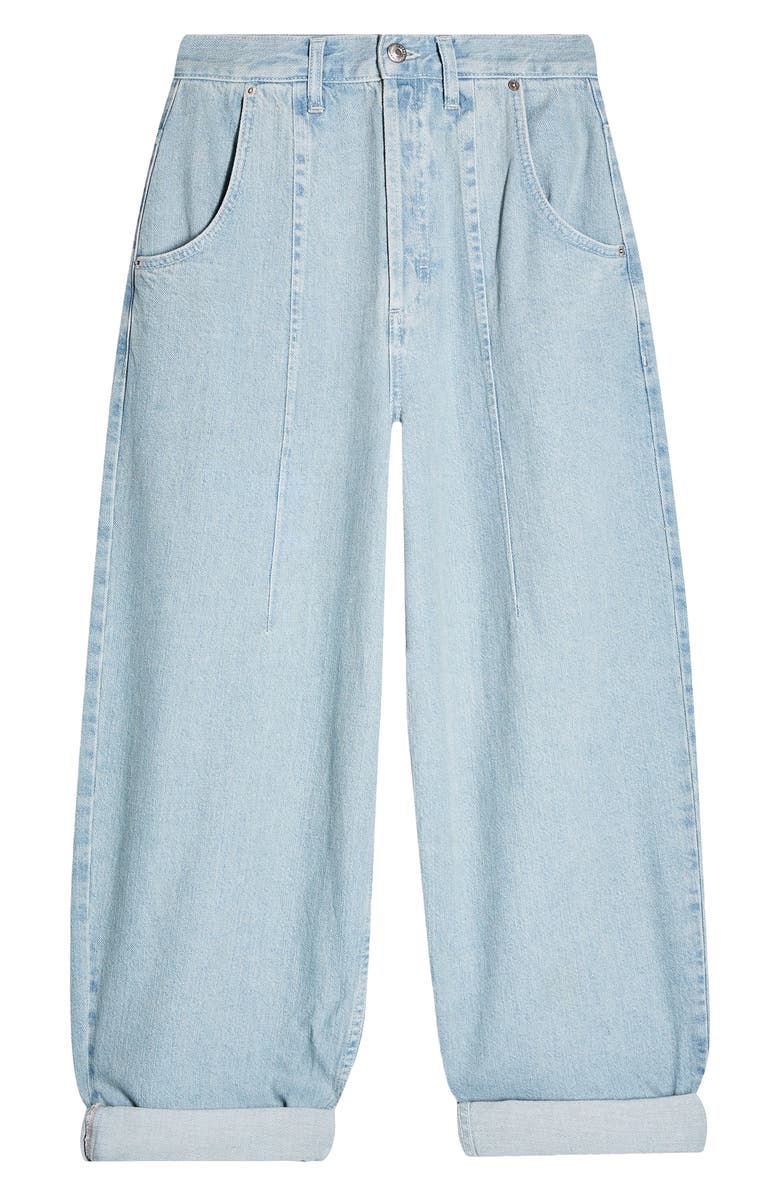 Topshop Balloon Leg High Waist Jeans, Alternate, color,