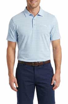 Texture Stripe Performance Polo