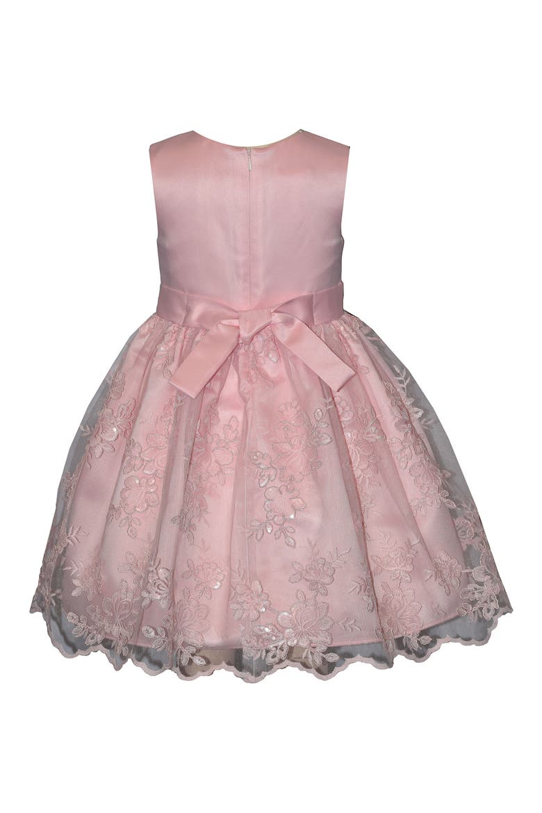 Kids' Sweet Heart Lace Party Dress, Alternate, color, PINK