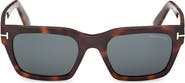 TOM FORD Andy-02 55mm Square Sunglasses