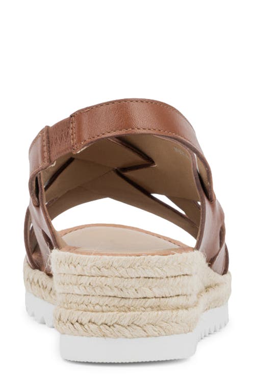 Aquatalia Amaya Water Repellent Slingback Espadrille Wedge Sandal