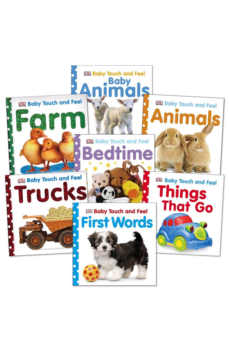 Kaplan Early Learning Company Baby Touch & Feel Board Books - Set of 7, Main, color, Multicolored