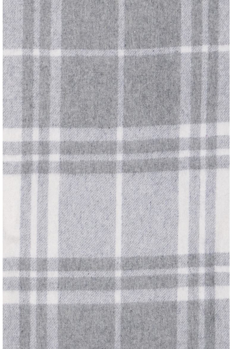 Cashmere Scarf, Alternate, color, IVORY- GREY