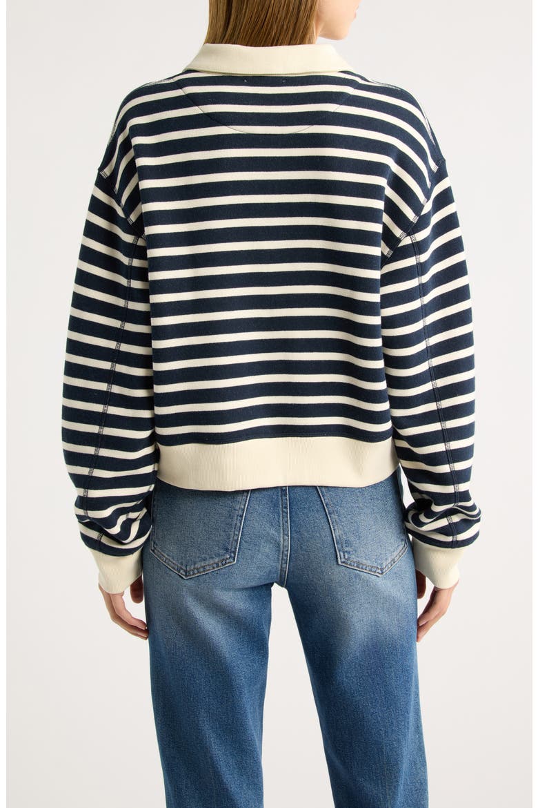Striped Vintage Terry Polo, Alternate, color, NIV MULTI
