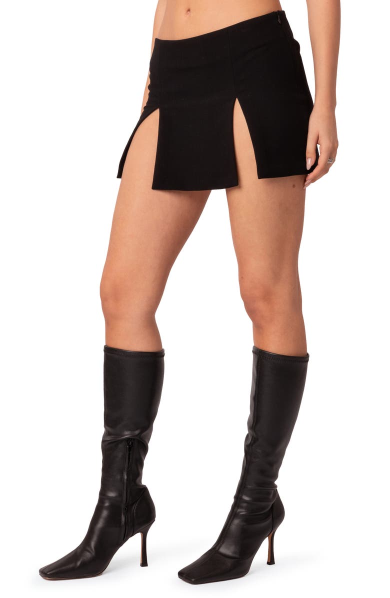 EDIKTED Double Slit Skirt, Alternate, color,