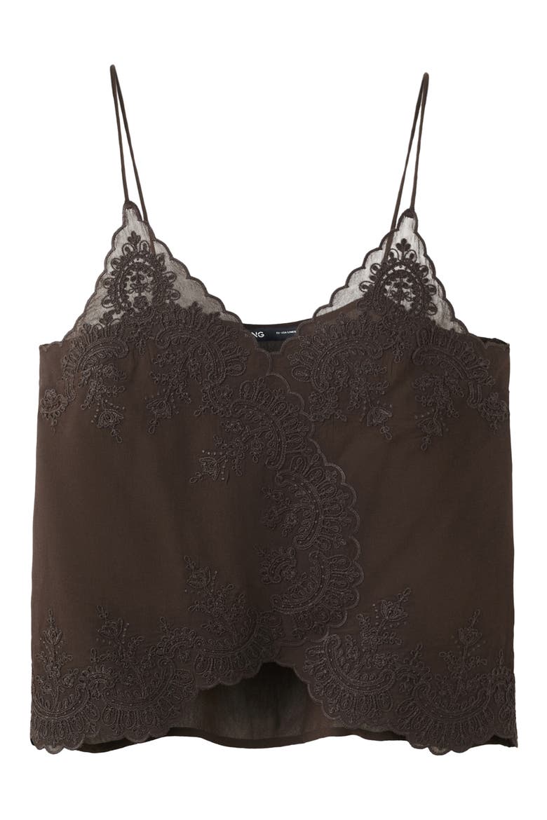 Lace Camisole, Alternate, color, BROWN