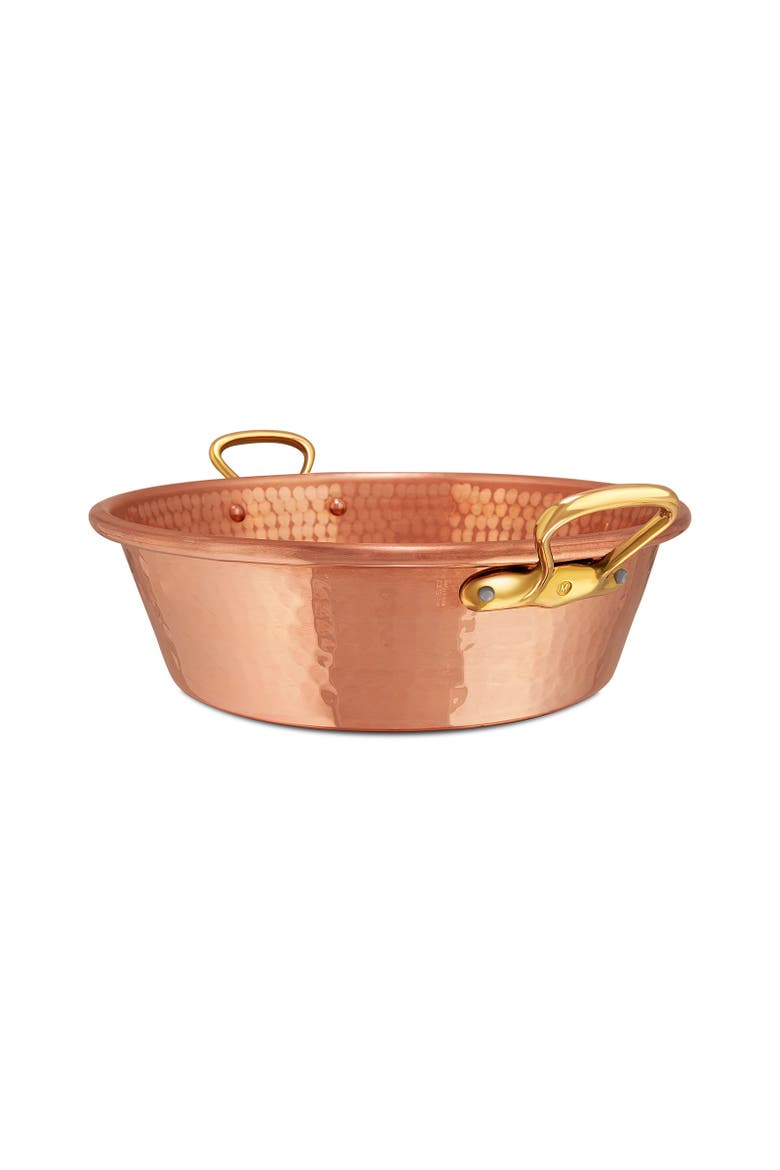M'Passion 17.4 Qt. Hammered Jam Pan, Bronze Handle, Alternate, color, Copper