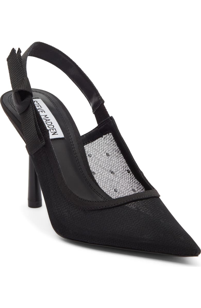 Steve Madden Stefani Slingback Pump, Main, color, Black