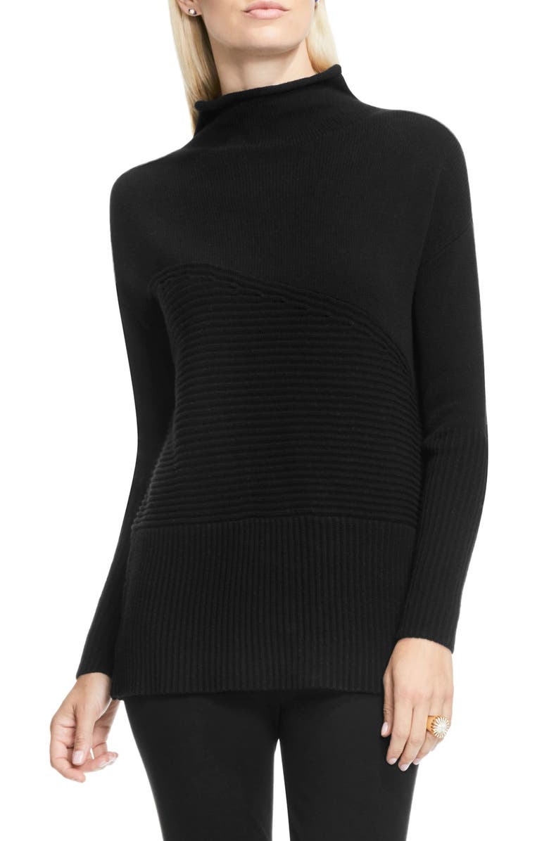 Vince Camuto Rib Knit Turtleneck Sweater, Main, color, 