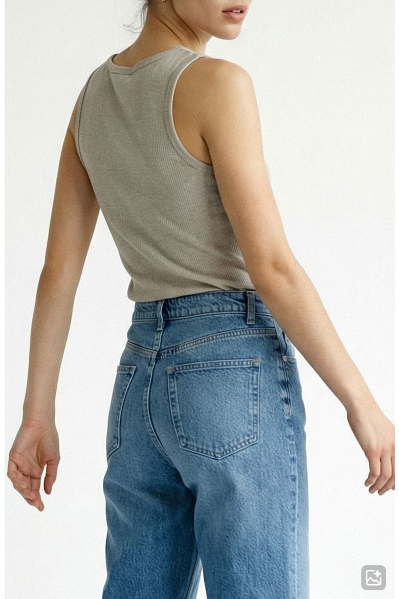 Kiki Scoop Neck Tank, Alternate, color, BIRCH DETAILMELANGE