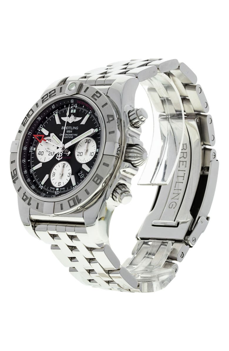 Watchfinder & Co. Breitling Preowned 2018 Chronomat 44 GMT Chronograph Bracelet Watch, 44mm, Alternate, color, 