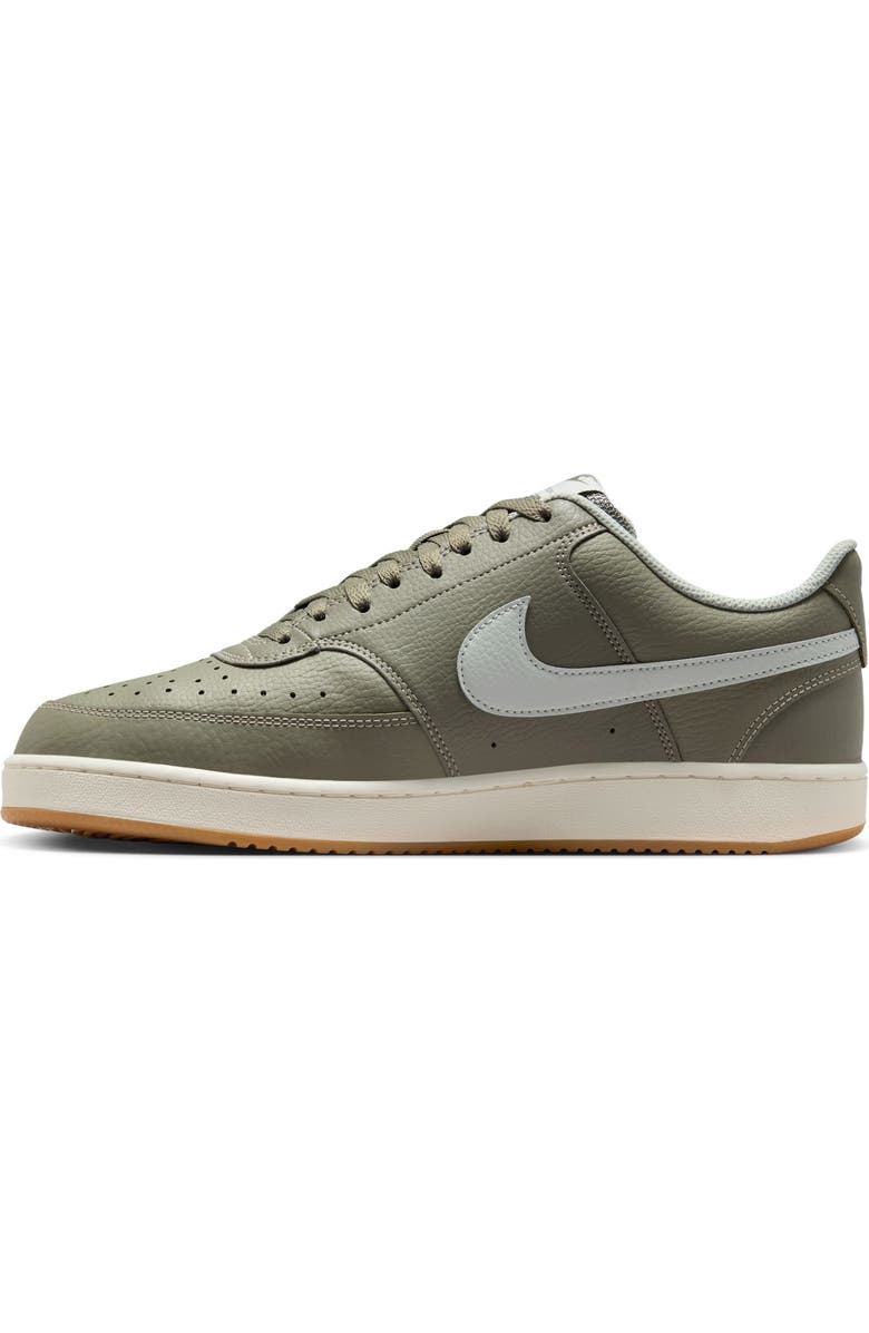 Nike Court Vision Low Sneaker, Alternate, color, Light Army/ Light Silver