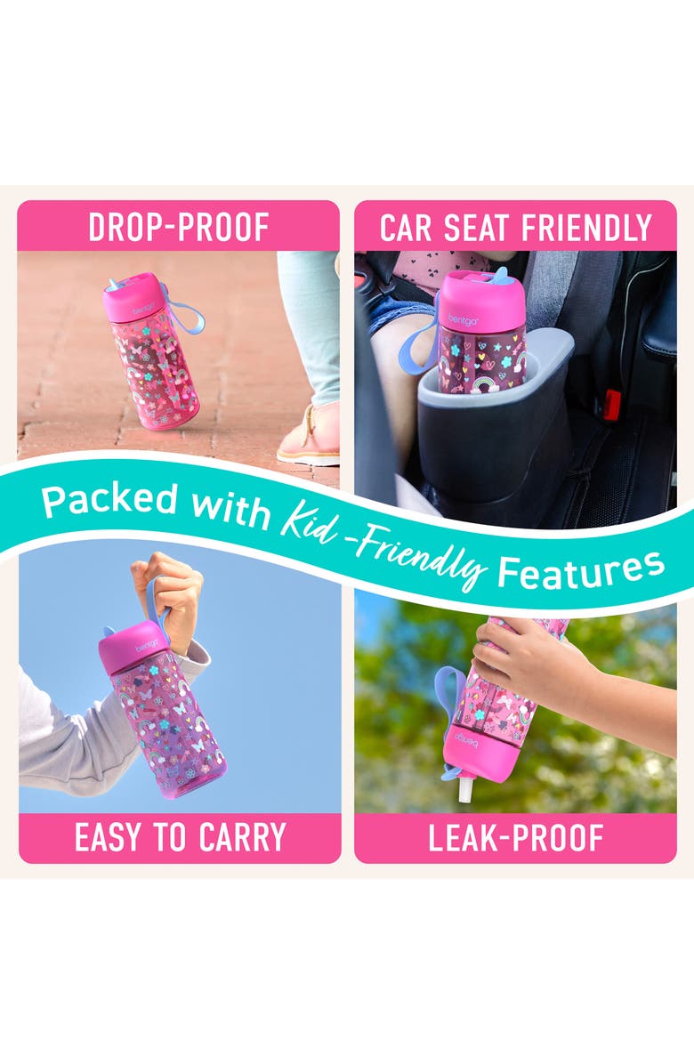 BENTGO Kids' Tritan Water Bottle, Alternate, color, Pink
