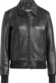 Schott NYC Leather Flight Jacket