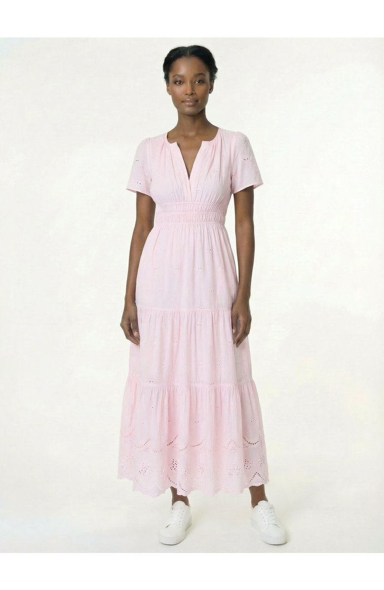 AREA STARS Tiered Maxi Dress, Main, color, Pink