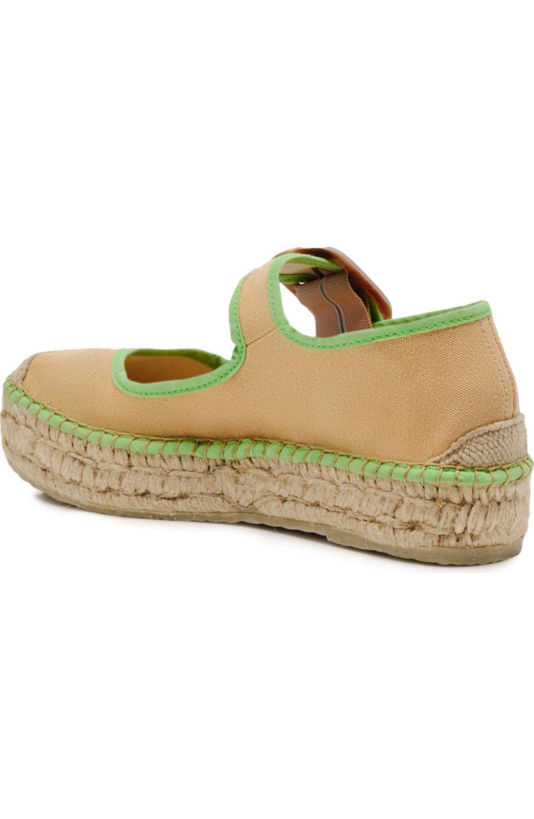 Free People Surfside Platform Espadrille, Alternate, color, Salted Lime