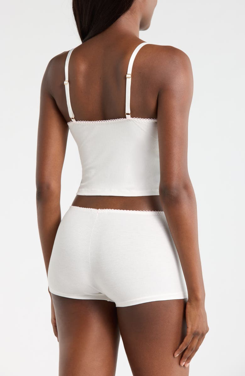 KILO BRAVA Rib Crop Camisole, Alternate, color, White