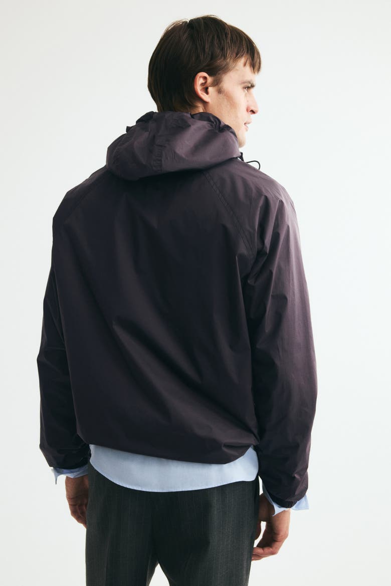 Nylon Windbreaker, Alternate, color, Dark brown
