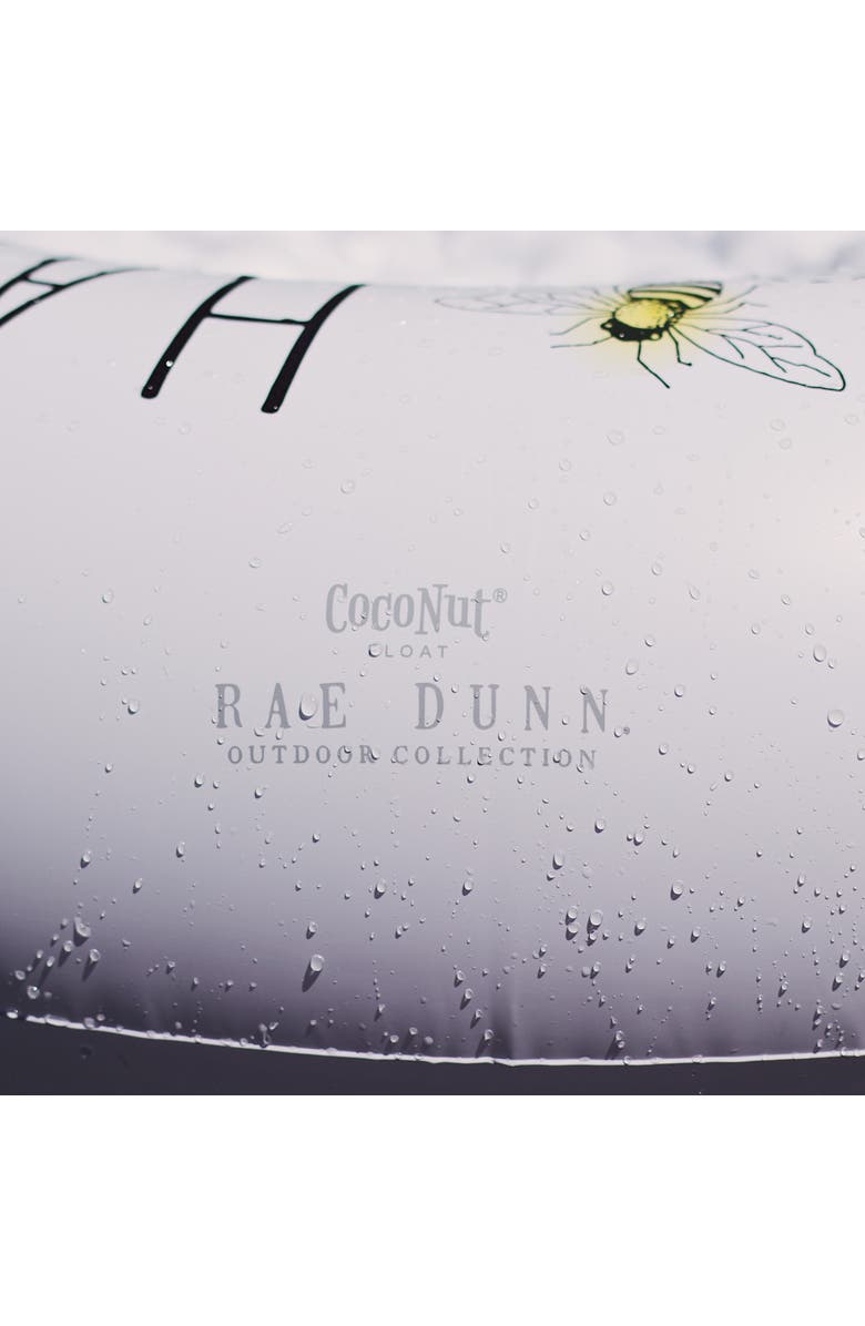 Rae Dunn Bee Happy Chair Lounger Pool Inflatable, Alternate, color, White