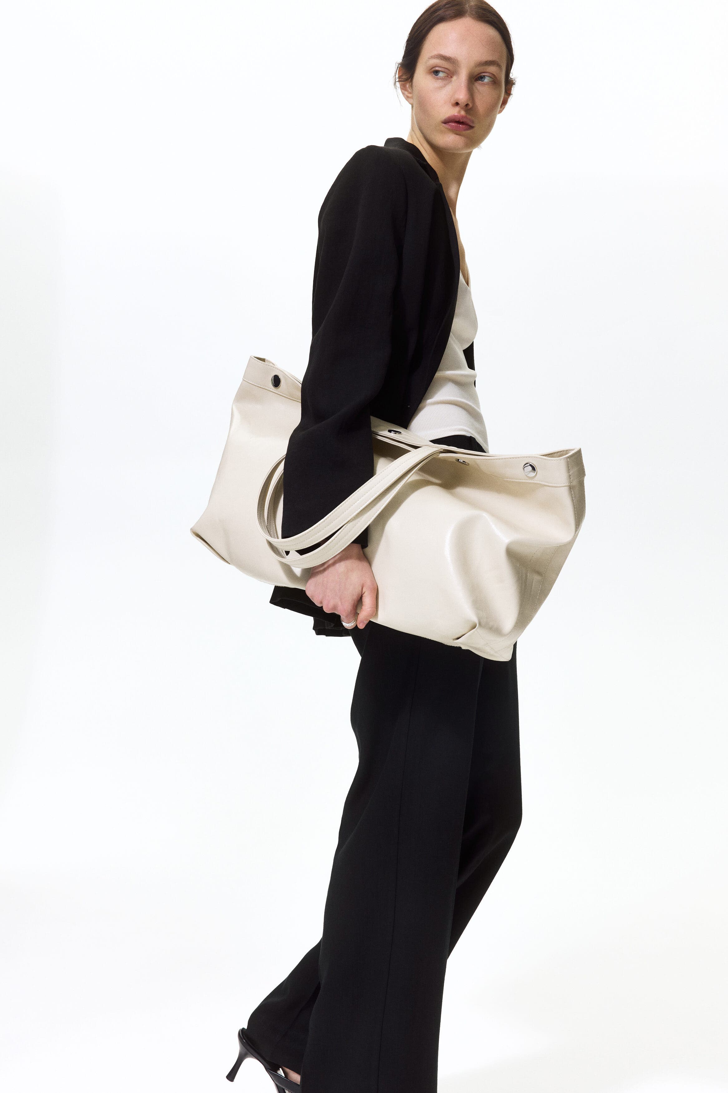 Linen-blend Tailored Trousers - image 2