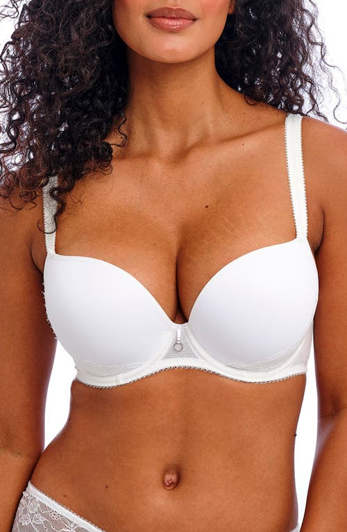Freya Fascinate Underwire Plunge T-shirt Bra In White