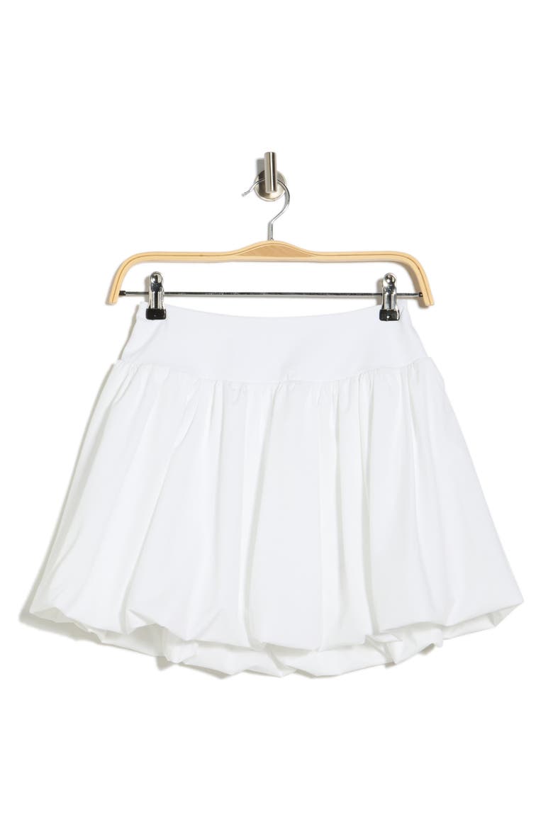 High Spirits Bubble Hem Skirt, Alternate, color, WHITE