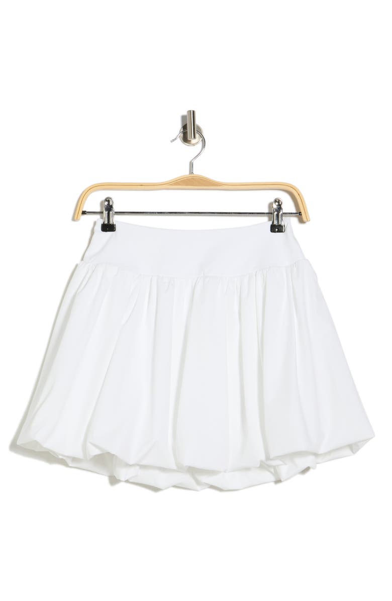 Z by Zella High Spirits Bubble Hem Skirt, Main, color, White