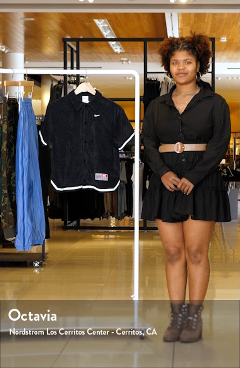 Kids' Culture of Basketball Terry Cloth Short Sleeve Snap-Up Shirt, sales video thumbnail