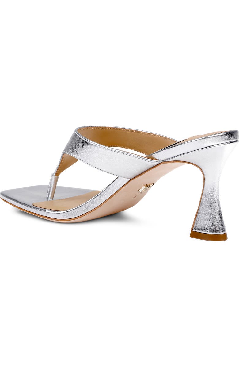 Badgley Mischka Collection Whitley Flip Flop, Alternate, color, Silver Metallic