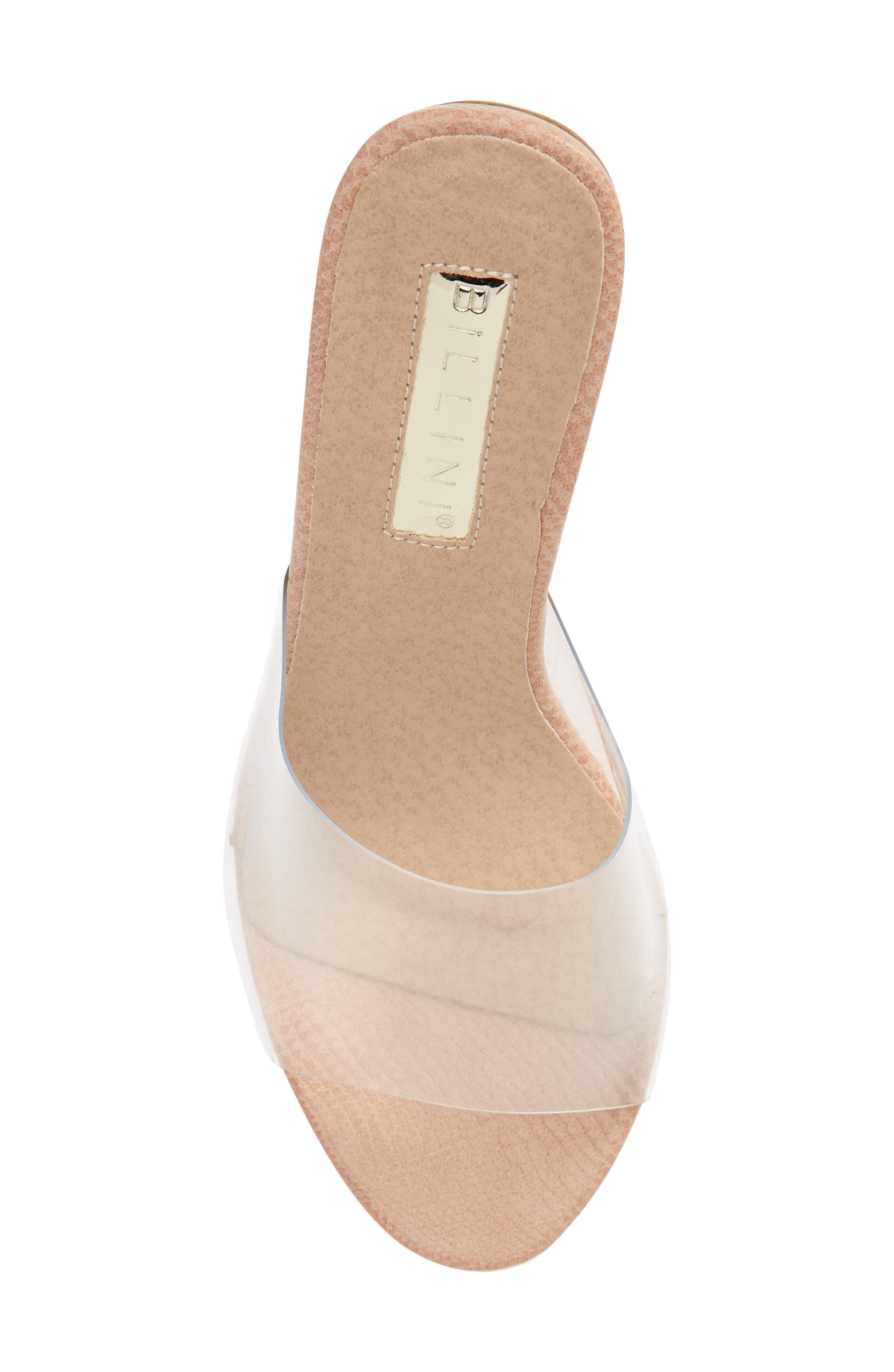 Billini Saskia Transparent Block Heel Sandal, Alternate, color, 