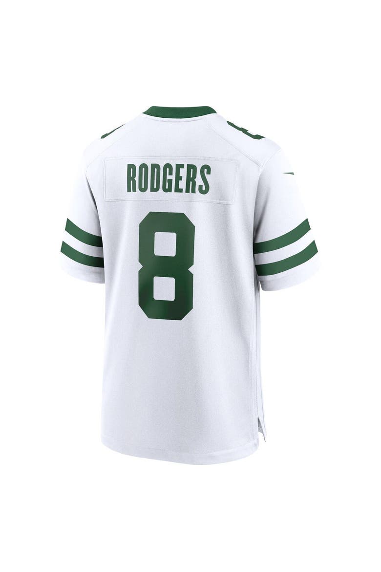 Youth Nike Aaron Rodgers White New York Jets Legacy Player Game Jersey, Alternate, color, White