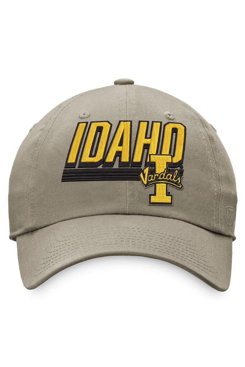 Men's Top of the World Khaki Idaho Vandals Slice Adjustable Hat, Alternate, color, Khaki