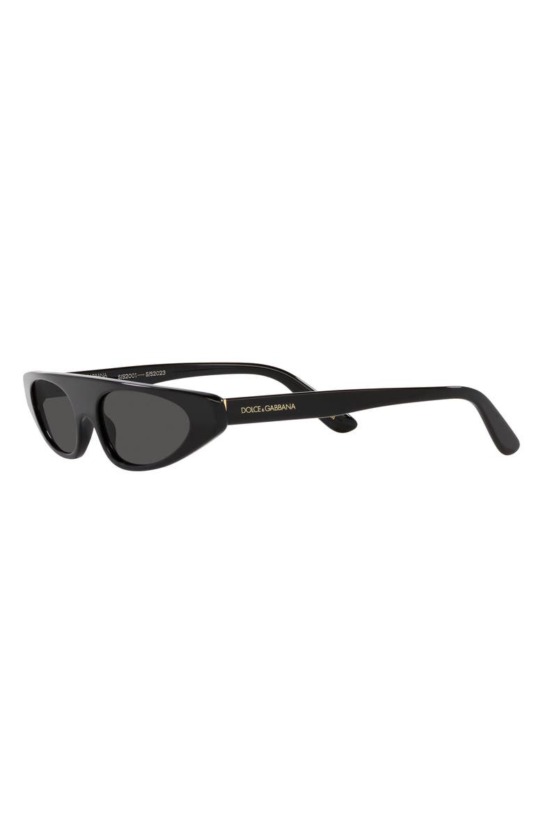 Dolce&Gabbana 52mm Rectangular Sunglasses, Alternate, color,