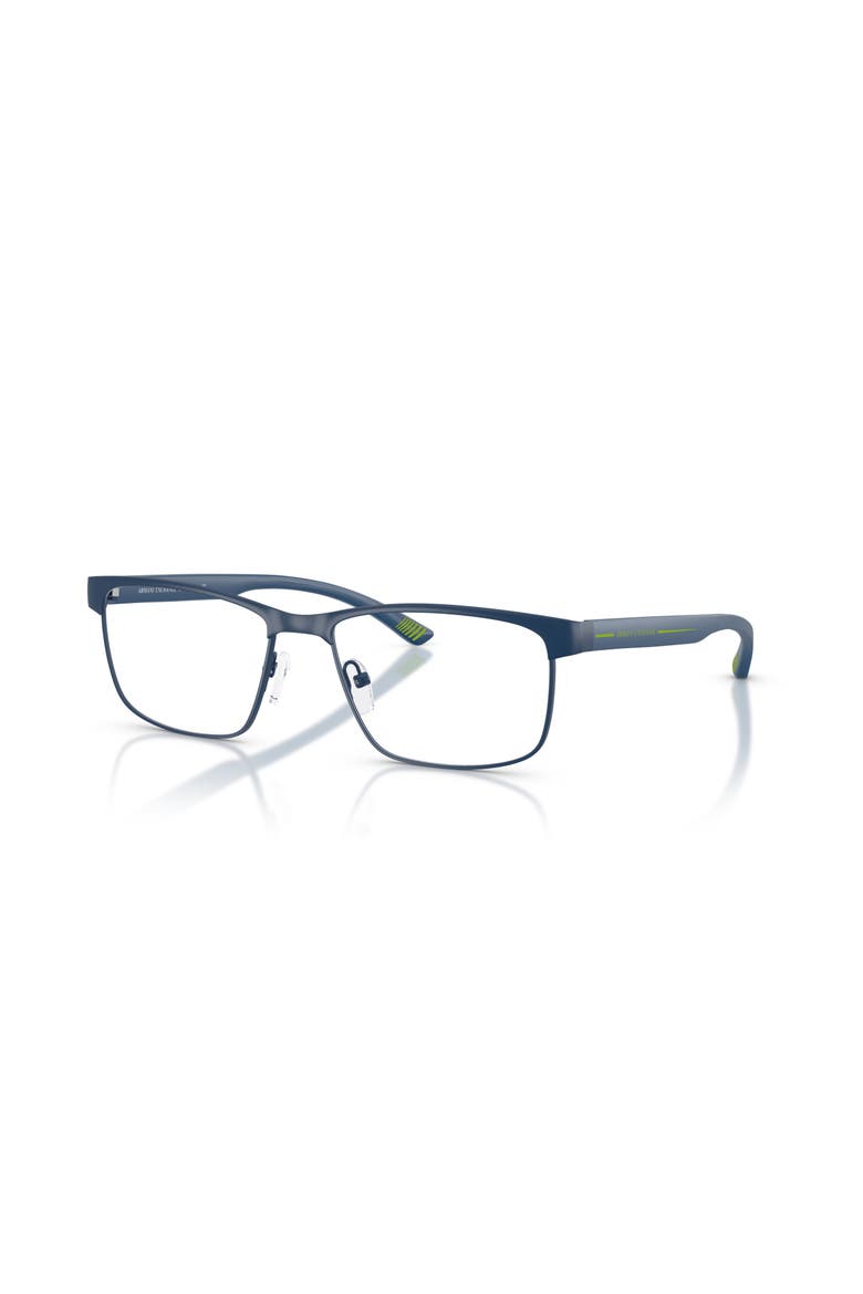 56mm Rectangle optical glasses, Main, color, Blue