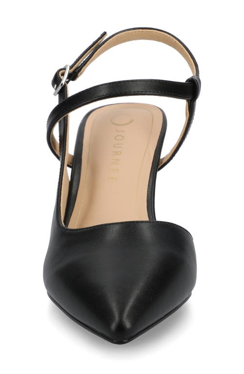 JOURNEE COLLECTION JOURNEE COLLECTION SCIPIO POINTED TOE PUMP 