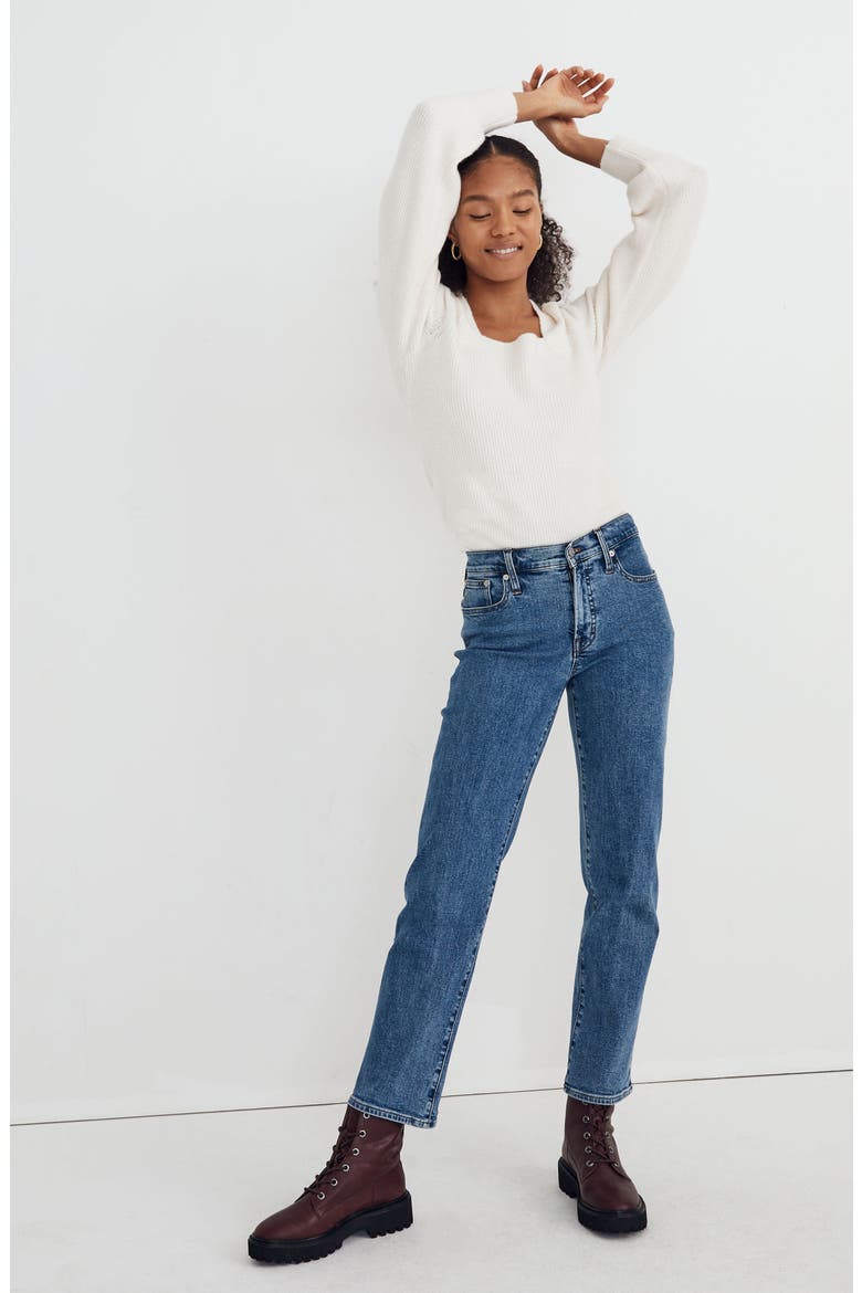 The Perfect Vintage Mid Rise Tapered Jeans, Alternate, color, KNOWLAND WASH