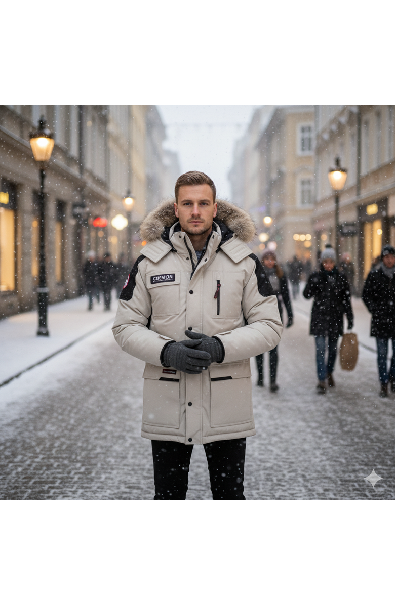 CANADA WEATHER GEAR Heavyweight Arctic Parka, Alternate, color, Stone