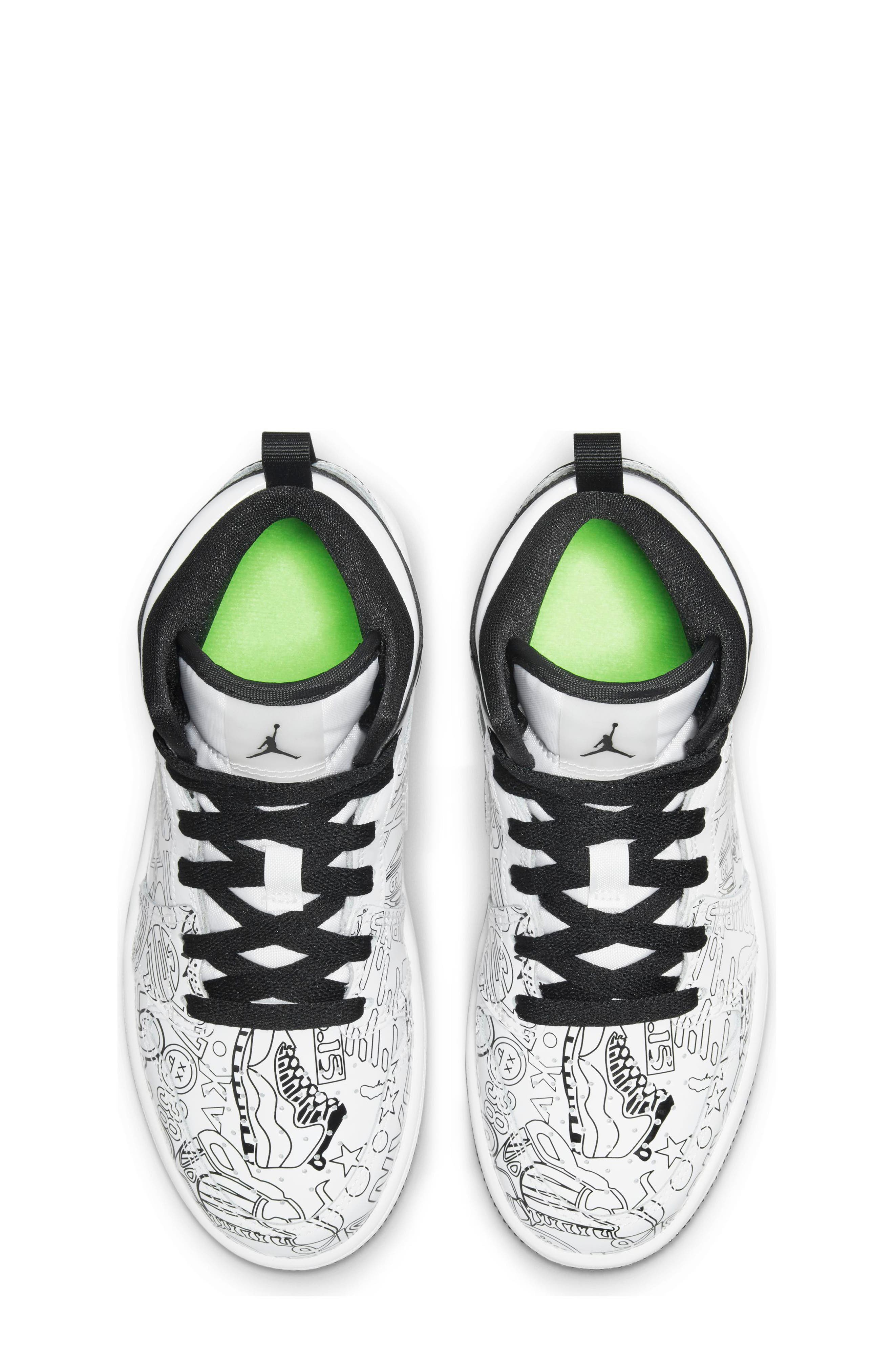 Nike Jordan 1 Mid DIY Basketball Sneaker, Alternate, color, 