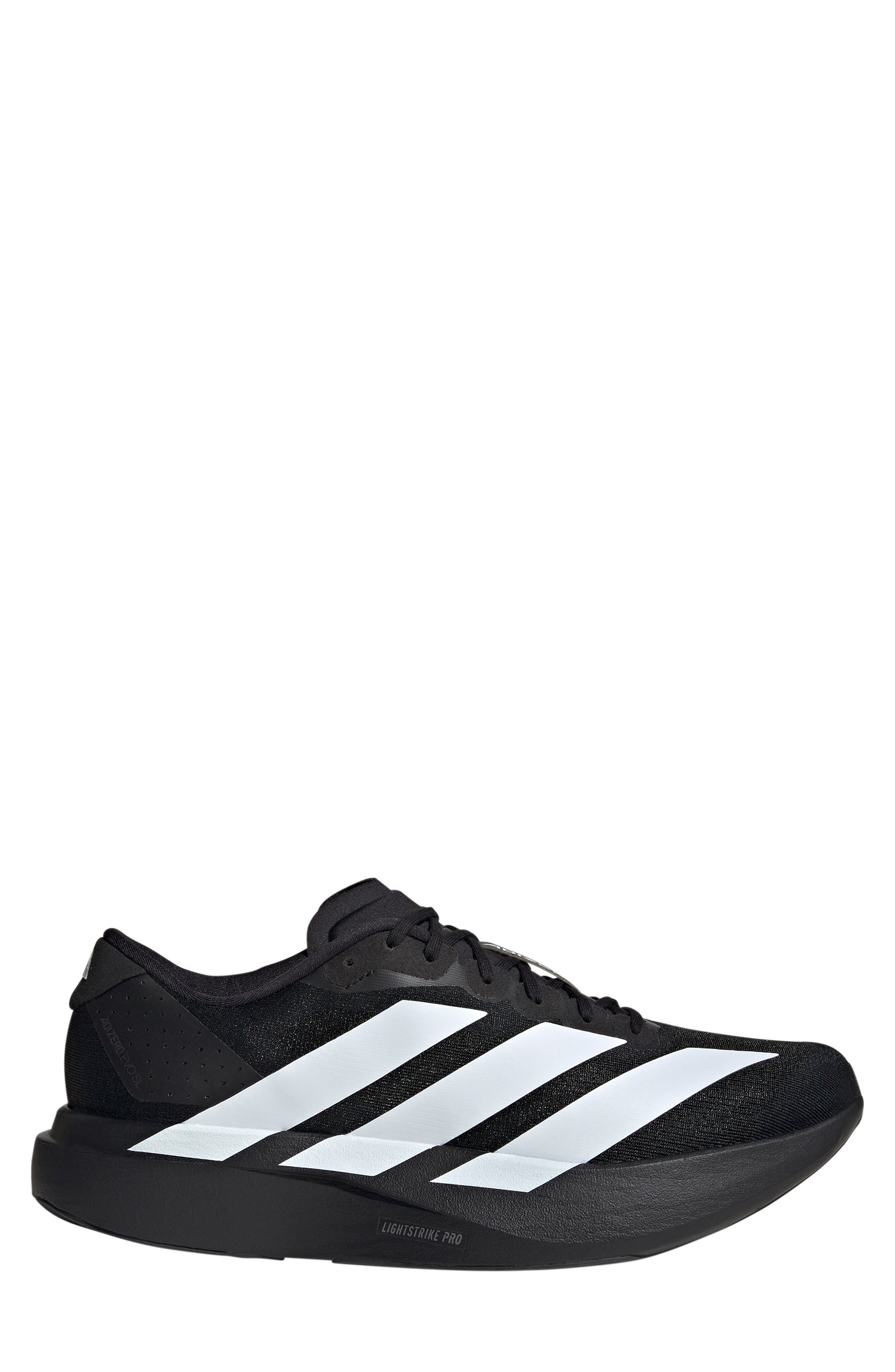 adidas Adizero Evo SL Running Shoe, Alternate, color, Cblack/Ftw