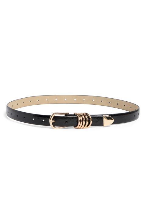 Faux Leather Belt
