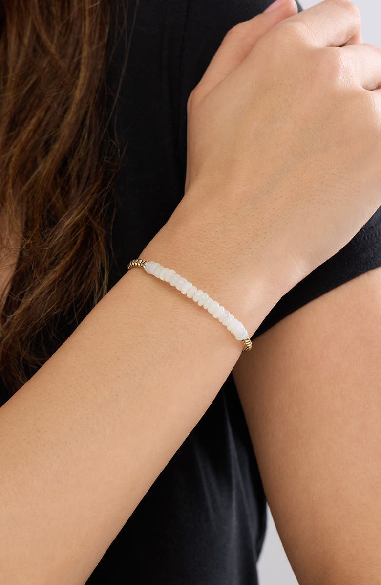 Bony Levy 14K Gold Opal Bead Bracelet, Alternate, color, 14K Yellow Gold/ Opal