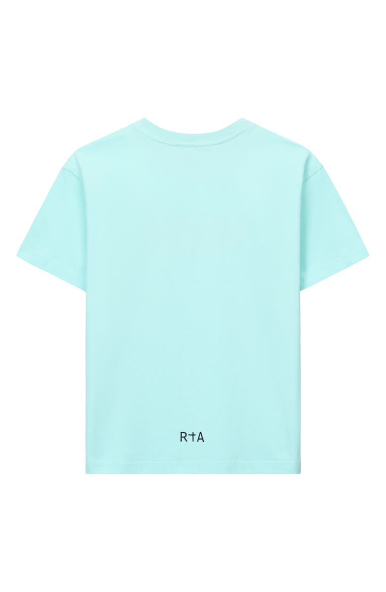 RtA Kids' Lawson Cotton Graphic T-Shirt, Alternate, color, Turquoise Planetary Rta