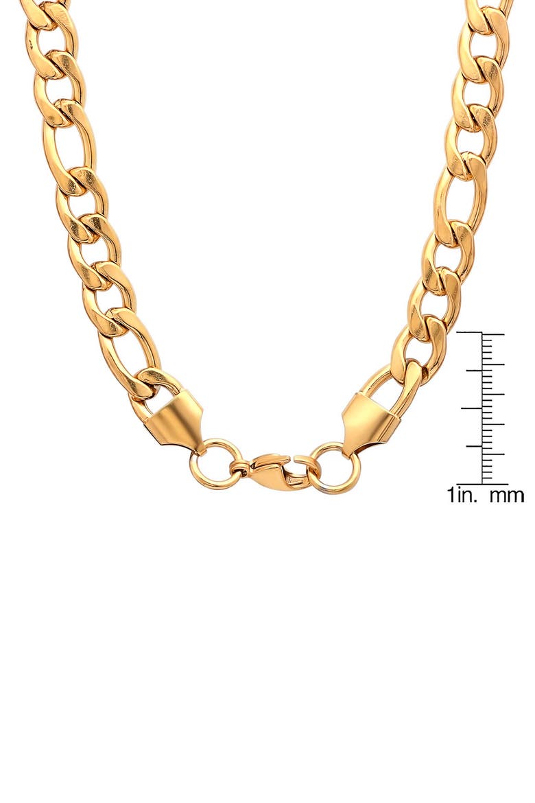 Curb Chain Necklace, Alternate, color, GOLD