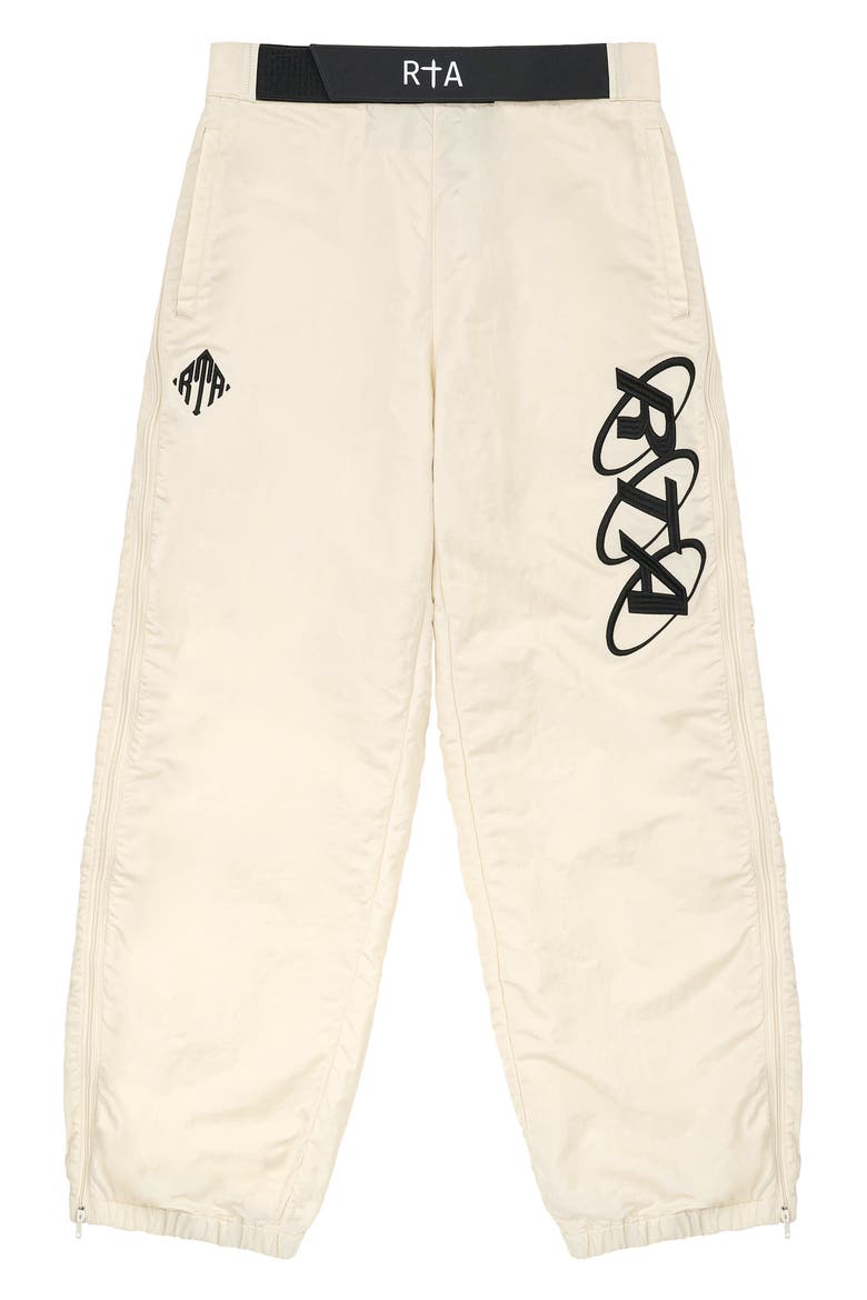 Nixon Logo Track Pants, Main, color, RAW SAND