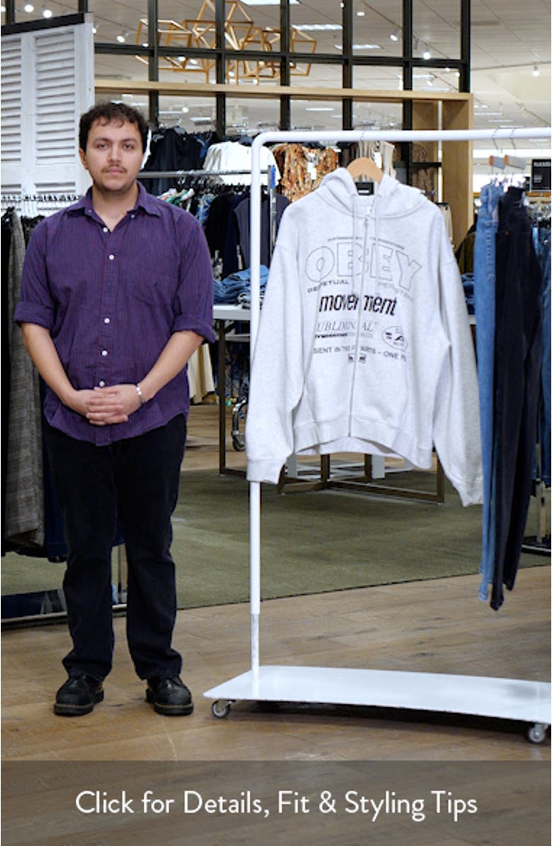 Persistent Movement Graphic Zip Hoodie, sales video thumbnail