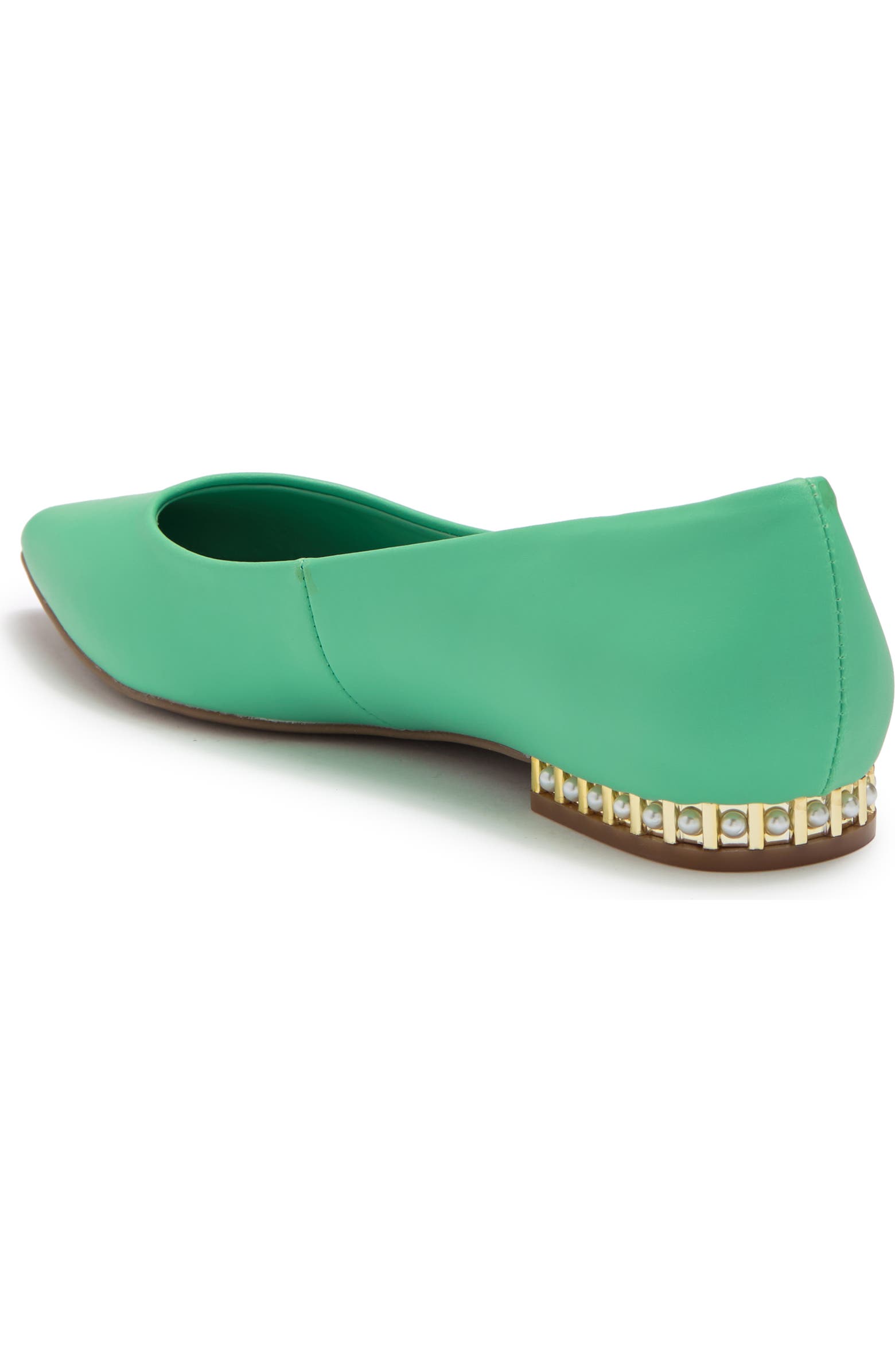 Katy Perry The Flapper Faux Pearl Trim Flat (Women) | Nordstromrack