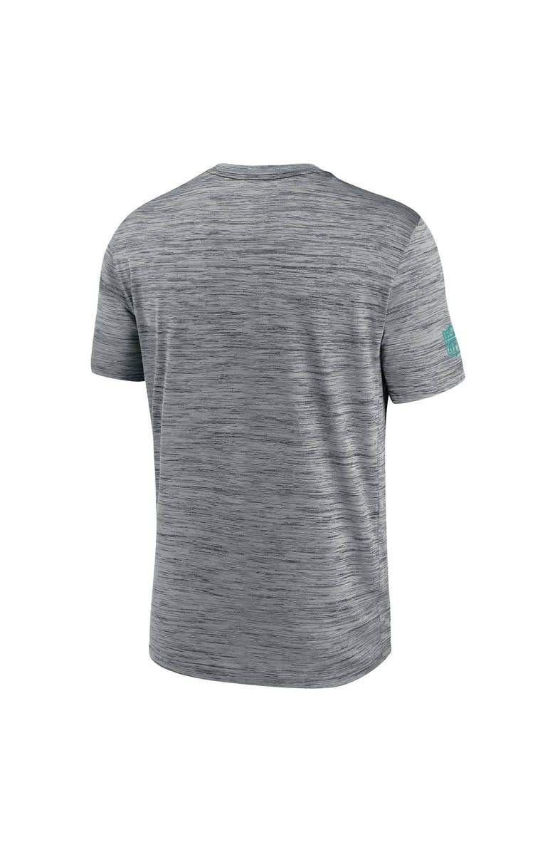 Nike Men's Nike Gray Miami Dolphins Sideline Velocity Performance T-Shirt, Alternate, color, Gray