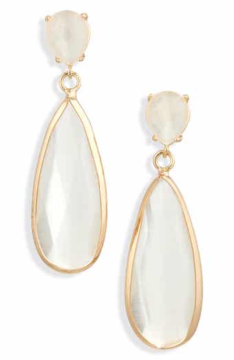 Cara Glass Drop Earrings