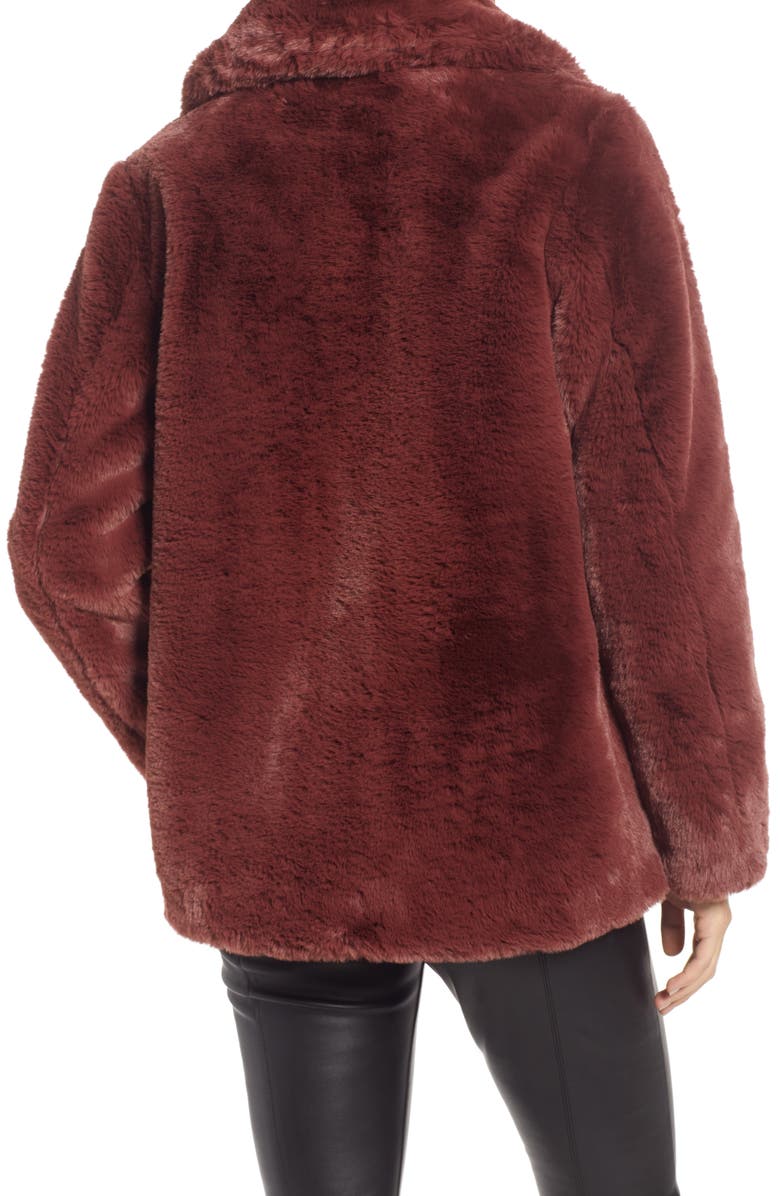Halogen<sup>®</sup> Women's Faux Fur Teddy Coat, Alternate, color,